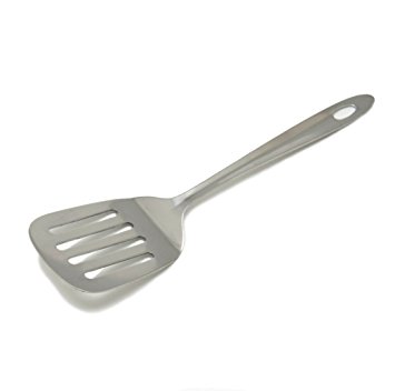 Chef Craft Stainless Steel Slotted Turner, 9-1/2-Inch