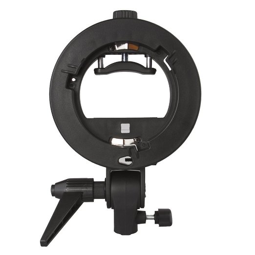 Neewer S-Type Bracket Holder with Bowens Mount for Speedlite Flash Snoot Softbox Beauty dish Reflector Umbrella