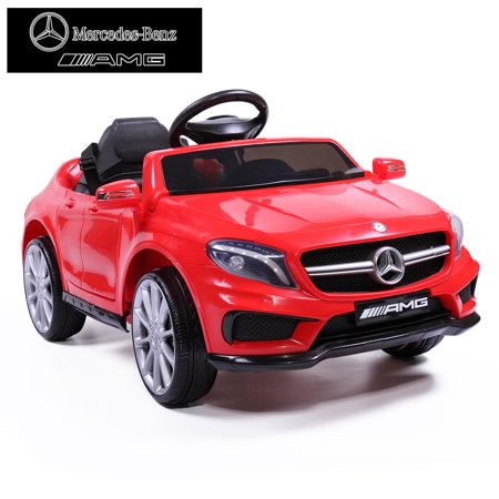 Jaxpety 6V Kids Ride On Electric Car Mercedes Benz Licensed MP3 RC Remote Control Red