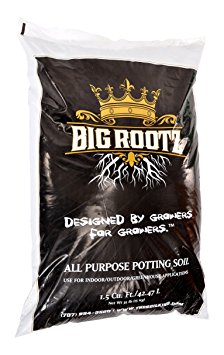Big Rootz All Purpose Potting Soil pH Adjusted and Enriched to Maximize Root Growth