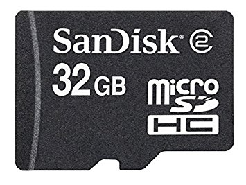 Sandisk 32GB MicroSDHC Memory Card, Class 4 (Retail Package)