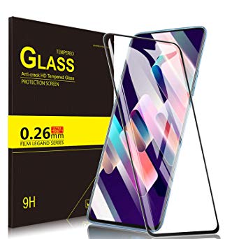 Yocktec for OnePlus 7 Pro Screen Protector, [9H Hardness] [Full Coverage] Protective Film HD Clear Tempered Glass Screen Protector for OnePlus 7 Pro Smartphone (Black)