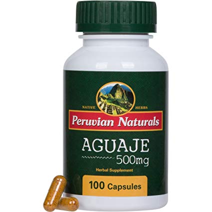 Aguaje 500mg - 100 Capsules - Peruvian Naturals | Moriche Palm Fruit Powder from Peru ("Buriti" in Brazil)
