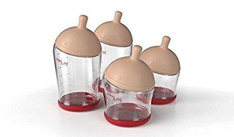 mimijumi Get Going Breastfeeding Bottle Kit, Set of 4