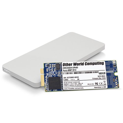 480GB OWC Aura 6G SSD   Envoy Pro Upgrade Kit for 2012 / Early 2013 MacBook Pro with Retina display