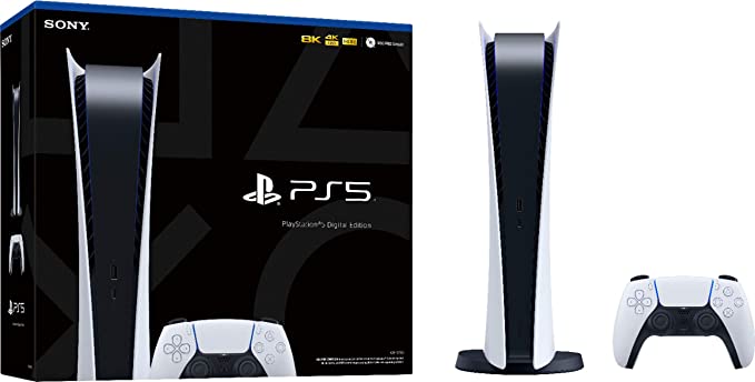 New PS5 Digital Edition Playstation 5 Gaming (Disc Free) Console - U Deal