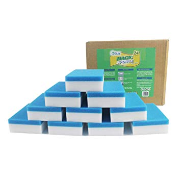 Colin (24 Pack) Melamine Foam Magic Eraser High Density Cleaning Sponges