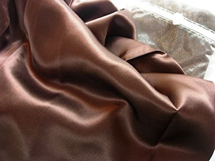 Chocolate Brown 100% Silk Pillowcase for Beauty Sleep Queen