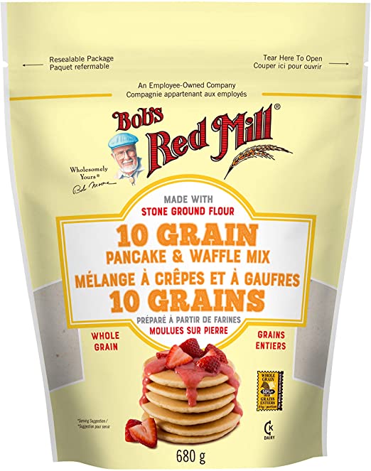 Bobs Red Mill 10 Grain Pancake and Waffle Mix, 680 Grams