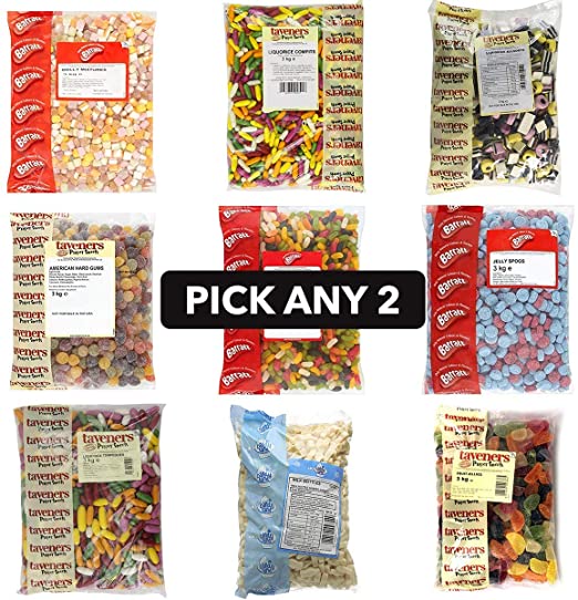 Sweetshop Wholesale Retro Sweets 3kg Bags - Pick Any 2
