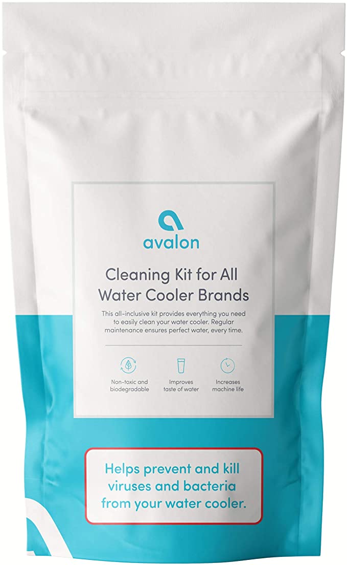 Avalon CLEANINGKIT for All Branded Water Coolers & Dispensers Kills Bacteria & Viruses, Removes Mineral Buildup & Limescale