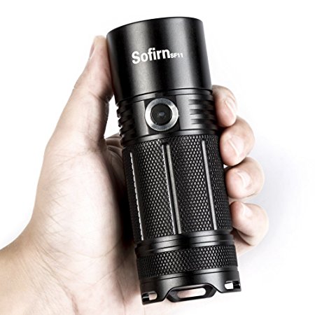 High Power LED Torch 1100lm Sofirn Pocket Torch Light CREE XPL2 Flashlight Waterproof With Power Indicator, 4pcs AA Batteries Needed (Excluded)