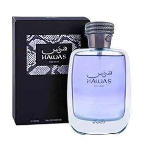 Hawas Cologne for Men, Hawas Men Eau de Parfum Spray, Hawas Cologne - Long Lasting Fragrance Spray 100 ml (1PC Blue)