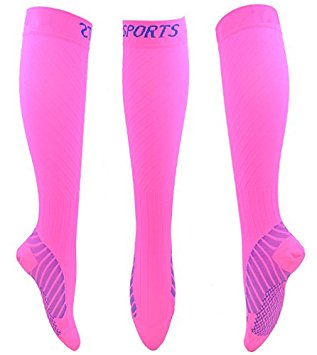 Bocca Compression Socks, 20-30mmHG For Men and Women Athletic Recovery Stockings For Running,Hiking,Travel, Varicose Veins, Nursing