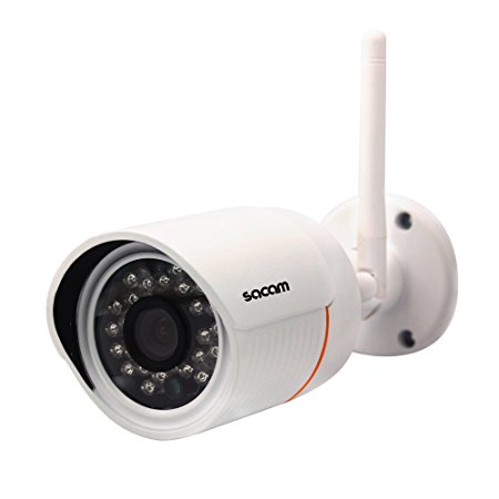 SACAM Outdoor IP66 Waterproof HD 720P Wireless WiFi IP Bullet Cameras 1.0Megapixel Night Vision Network Security Video CCTV Webcam