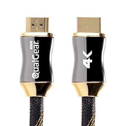 QualGear QG-PCBL-HD20-10FT 10 ft HDMI Premium Certified 2.0 Cable with 24K Gold Plated Contacts