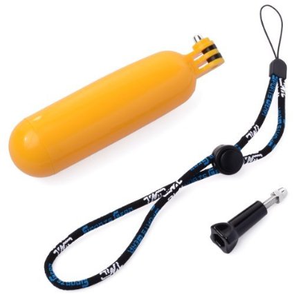 XCSOURCE Monopod Diving Floaty Floating Hand Grip Handle  Screw  Wrist Strap Accessory Float For Gopro Hero 2 3 3 Yellow OS97