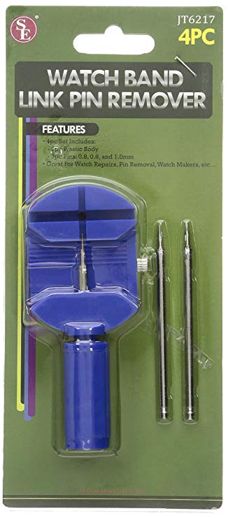 SE JT6217 Watch Band Link Pin Remover Set (4 Piece)