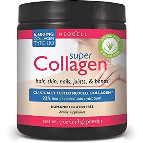 Neocell Laboratories Super Collagen Type 1 & 3 Powder - 6600 Mg - 7 Oz - Radiant Skin,Thicker Hair,Stronger Nails & Joints