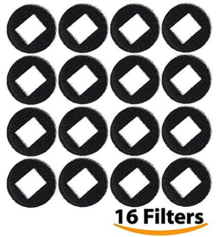 16 Foam Pre-Filters for Drinkwell 360 Water Bowl Fountains (Plastic Model Only)