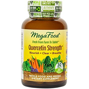 MegaFood - Quercetin Strength, Supports Healthy Histamine Levels, 30 Tablets