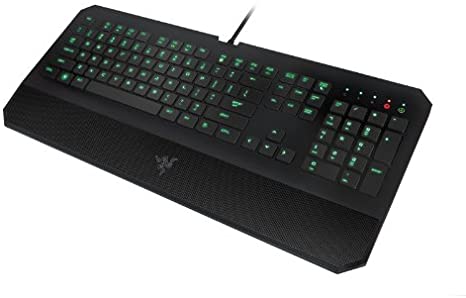 Razer DeathStalker Expert - Backlit Ergonomic Fully Programmable Membrane Black Gaming Keyboard - 10 Key Rollover