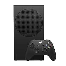 Microsoft Xbox Series S 1TB SSD Console Carbon Black - Includes Xbox Wireless Controller - Up to 120 frames per second - 10GB RAM 1TB SSD - Experience high dynamic range - Xbox Velocity Architecture (Renewed)