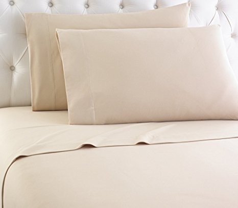 Shavel Micro Flannel Sheet Set, Twin, Chino