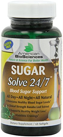 American Biosciences Sugar Solve 24/7, Gel Capsules, 60 Count