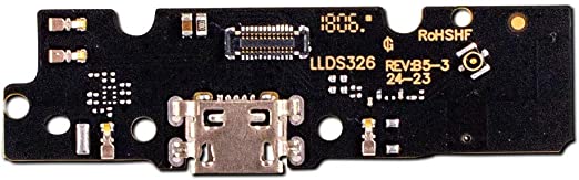 Group Vertical Replacement Charging Port Daughterboard Assembly Compatible with Motorola Moto E5 Plus XT1924-7 USA Version (6.0") (2018)