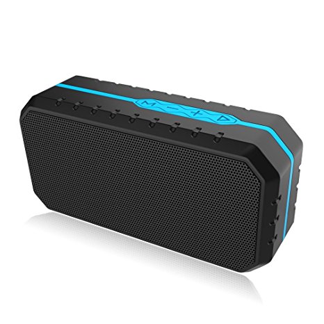 Bluetooth Speakers, Aspectek Portable Speaker with Waterproof IPX4, Built-in Mic, Handsfree Calling, Wireless Speaker for Outdoors and Sports Shower Beach Camping Home Office