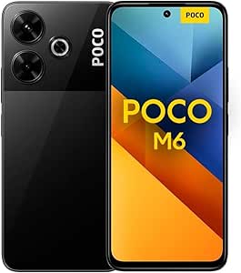 Xiaomi Poco M6 8 GB   256 GB Smartphone, 6,79 Pulgadas, 90 Hz FHD Screen, MediaTek Helio G91-Ultra, cámara de 108 MP, 5030 mAh, Negro