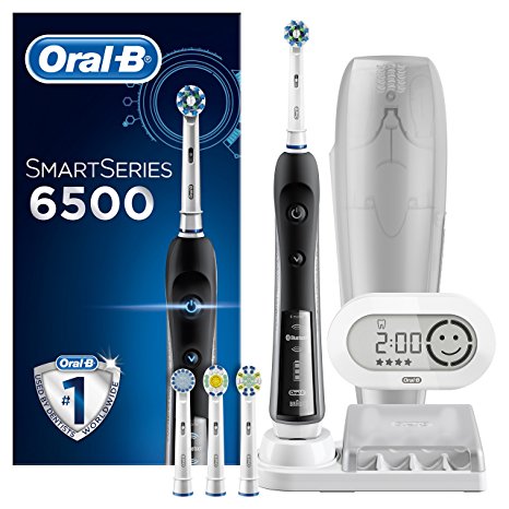 Oral-B Smart Series 6500 Electric Rechargeable Toothbrush Powered By Braun - Black