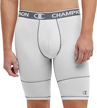 Champion Men's Compression Shorts, Total Support Pouch, Mvp, Moisture-wicking, 6" & 9"