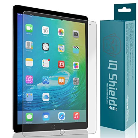 iPad Pro Screen Protector, IQ Shield Matte Full Coverage Anti-Glare Screen Protector for iPad Pro (10.5,2017) Bubble-Free Film