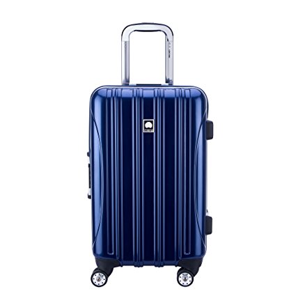 Delsey Luggage Aero Frame Expandable 21 Inch Spinner, Cobalt Blue