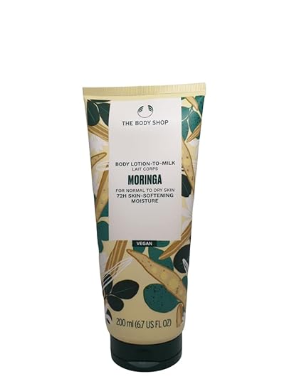 THE BODY SHOP Moringa Body Lotion-To-Milk for Normal to Dry Skin 72H Moisture Vegan 200 ml