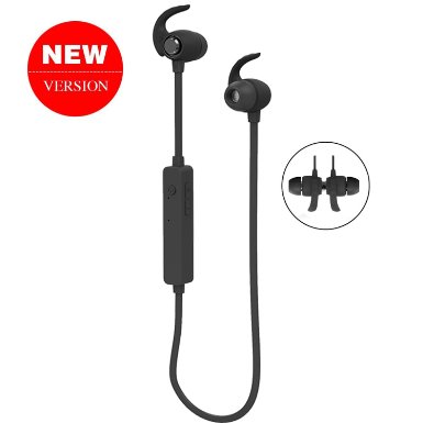 Senbowe Intelligent Magnet Design Bluetooth 41 Wireless Sports Headphones In-ear apt-X Stereo Earbuds Headsets with Microphone for IOS and Android Devices