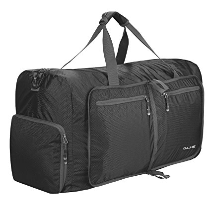 Qyuhe 80L Travel Duffel Bag Foldable for gym sports