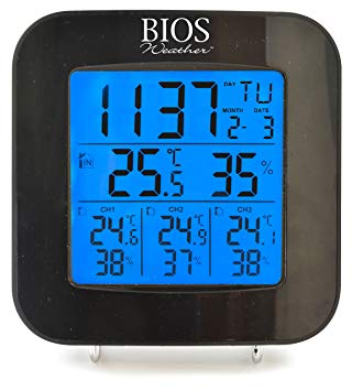Bios Thermor Indoor/Outdoor Thermometer with 3 Sensors