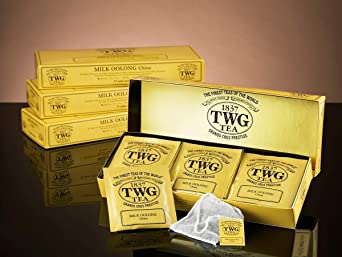 TWG FRENCH EARL GREY - 15 Cotton Tea Bags (Classic BLACK Tea Bags)
