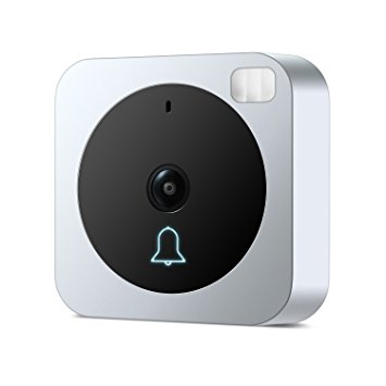 VueBell WiFi Video Doorbell Camera, Two-Way Audio, Smart Motion Detection and Additional Indoor Receiver Included(Hard Wired Version)