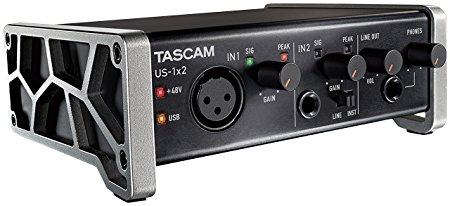 Tascam US-1X2 1-In/2-Out USB Audio & MIDI Interface