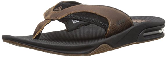 Reef Men's Leather Fanning Ii Flip-Flop