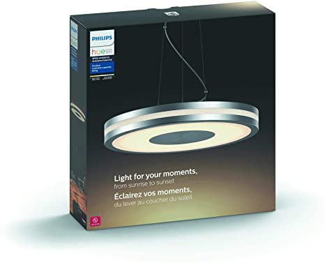 Philips Hue White Ambiance Being Smart Pendant Light (Requires Hue Hub, Works with Amazon Alexa, Apple HomeKit and Google Assistant)