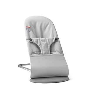 BabyBjörn Bouncer Bliss, Woven Mélange, Light Grey