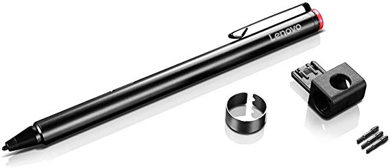 Lenovo Active Pen up to 4096 Sensitivity for Touchscreen Laptop for Lenovo 300e | Miix | Flex 15 | Yoga 520, 720, 900s and More, Replace Pen Tips Included