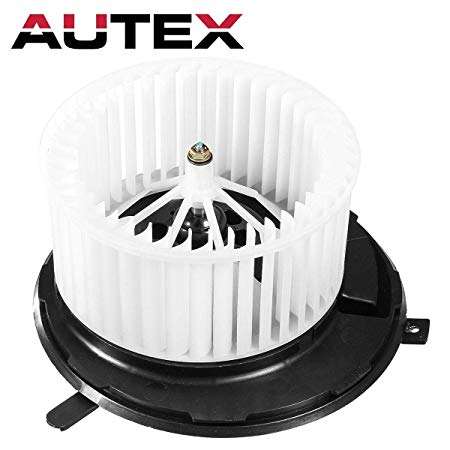 AUTEX HVAC Blower Motor Assembly Compatible with Audi A3 2.0L 1984CC 06-13 Blower Motor Replacement for Volkswagen Cc Passat Eos Gti Jetta Rabbit Tiguan 05-16 Manual AC Blower w/o ATC 1K1819015E