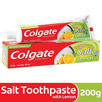 Colgate Anticavity Active Salt Lemon Toothpaste  - 200 g