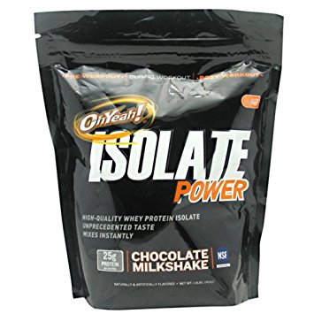 Oh Yeah! Isolate Power Supplement, Chocolate Milkshake, 1 Pound